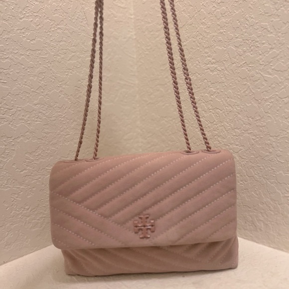 ❌SOLD❌Tory Burch kira pinkish tan with Chain Straps - Picture 1 of 12